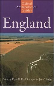 Cover of: England: an Oxford archaeological guide to sites from earliest times to AD 1600