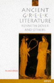 Cover of: Ancient Greek literature