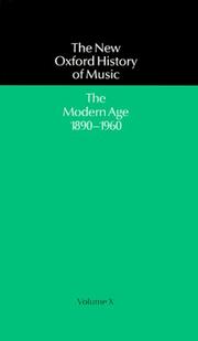 Cover of: The modern age, 1890-1960