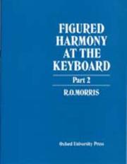 Cover of: Figured Harmony at the Keyboard by R.O. Morris