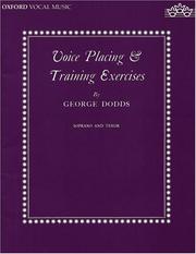 Cover of: Voice Placing and Training Exercises: Soprano & Tenor High