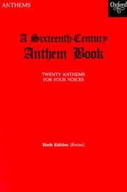 Cover of: Sixteenth Century Anthem Book (Oxford Anthems)