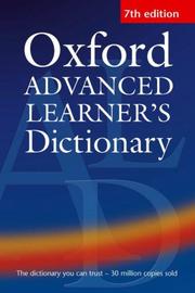 Cover of: Oxford Advanced Learner's Dictionary with Compass CD-ROM by Albert Sydney Hornby