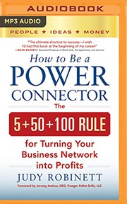 How to be a power connector by Judy Robinett