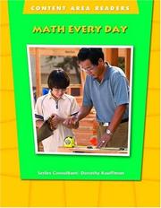 Cover of: Math every day