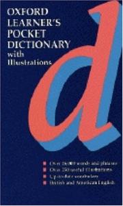 Cover of: Oxford Learner's Pocket Dictionary by Martin H. Manser