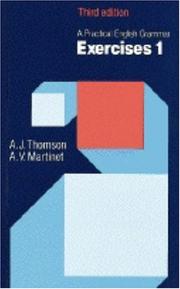 Cover of: A Practical English Grammar: Exercises 1