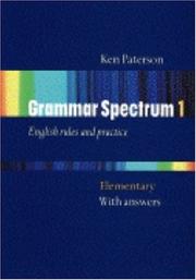 Cover of: Grammar Spectrum 1: With Key (Grammar Spectrum)