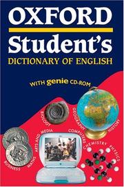 Cover of: Oxford Student's Dictionary of English (Dictionary)