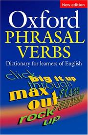 Oxford phrasal verbs dictionary for learners of English by Oxford