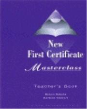 Cover of: New First Certificate Masterclass by Simon Haines, Barbara Stewart