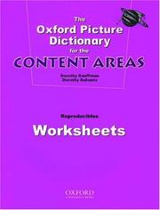 Cover of: Opd For Content Areas, Worksheets by Dorothy Kauffman