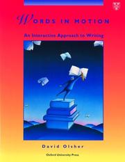 Cover of: Words in Motion: An Interactive Approach to Writing Student Book