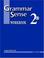 Cover of: Grammar Sense 2