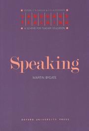 Cover of: Speaking by Martin Bygate