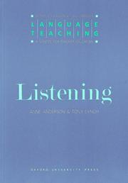 Cover of: Listening: Language Teaching : A Scheme for Teacher Education (Language Teaching: A Scheme for Teacher Education)