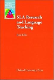 Cover of: SLA Research and Language Teaching (Oxford Applied Linguistics)