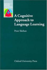 Cover of: A Cognitive Approach to Language Learning (Oxford Applied Linguistics)
