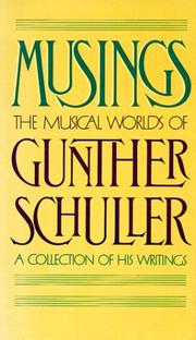 Cover of: Musings by Gunther Schuller