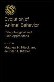 Cover of: Evolution of Animal Behavior by 