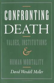 Cover of: Confronting death by David Wendell Moller