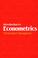 Cover of: Introduction to econometrics