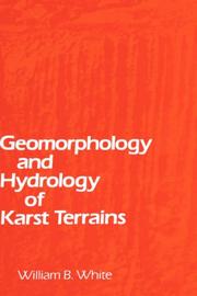 Cover of: Geomorphology and hydrology of karst terrains