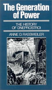 Cover of: The generation of power by Anne Dickason Rassweiler