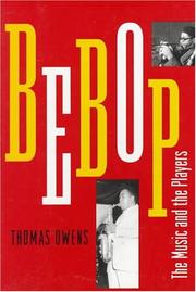 Cover of: Bebop: The Music and Its Players