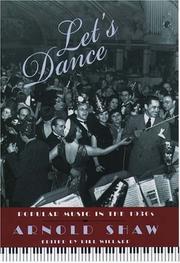 Cover of: Let's dance by Arnold Shaw