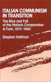 Italian Communism in transition by Stephen Hellman