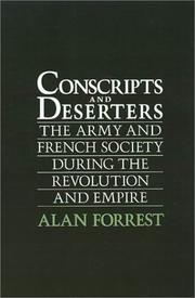 Cover of: Conscripts and deserters by Alan I. Forrest