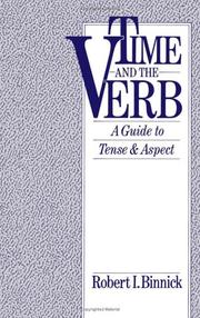 Cover of: Time and the verb by Robert I. Binnick