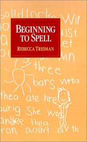 Cover of: Beginning to spell: a study of first-grade children