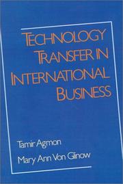 Cover of: Technology transfer in international business