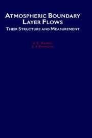 Cover of: Atmospheric boundary layer flows: their structure and measurement