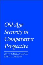 Cover of: Old-age security in comparative perspective