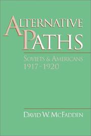 Cover of: Alternative paths by David W. McFadden