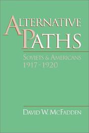 Cover of: Alternative paths by David W. McFadden, David W. McFadden