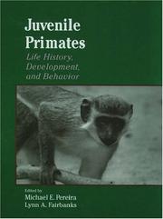 Cover of Juvenile primates