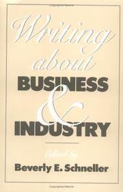 Cover of: Writing about business and industry