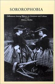 Cover of: Sororophobia: differences among women in literature and culture