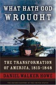 Cover of: What Hath God Wrought by Daniel Walker Howe