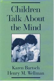 Cover of: Children talk about the mind