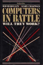 Cover of: Computers in battle, will they work?