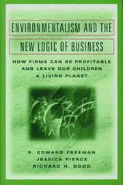 Cover of: Environmentalism and the New Logic of Business