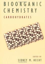 Cover of: Bioorganic chemistry by edited by Sidney M. Hecht.