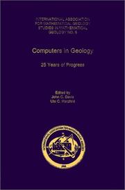 Cover of: Computers in geology--25 years of progress