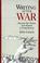 Cover of: Writing after war