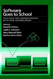 Cover of: Software goes to school: teaching for understanding with new technologies